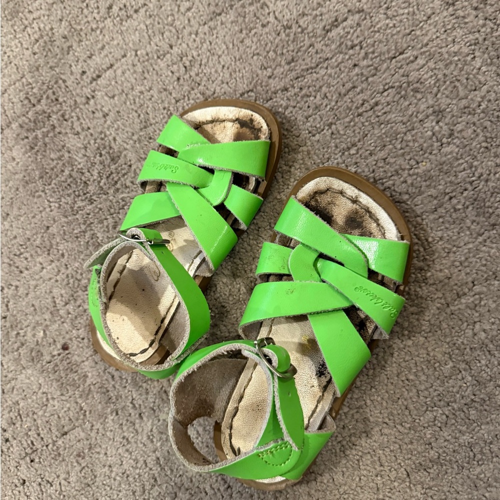 Classic Saltwater Green Sandals